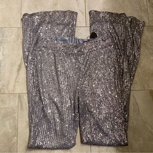 GUC On Twelfth Sequin boot cut flare Pants
